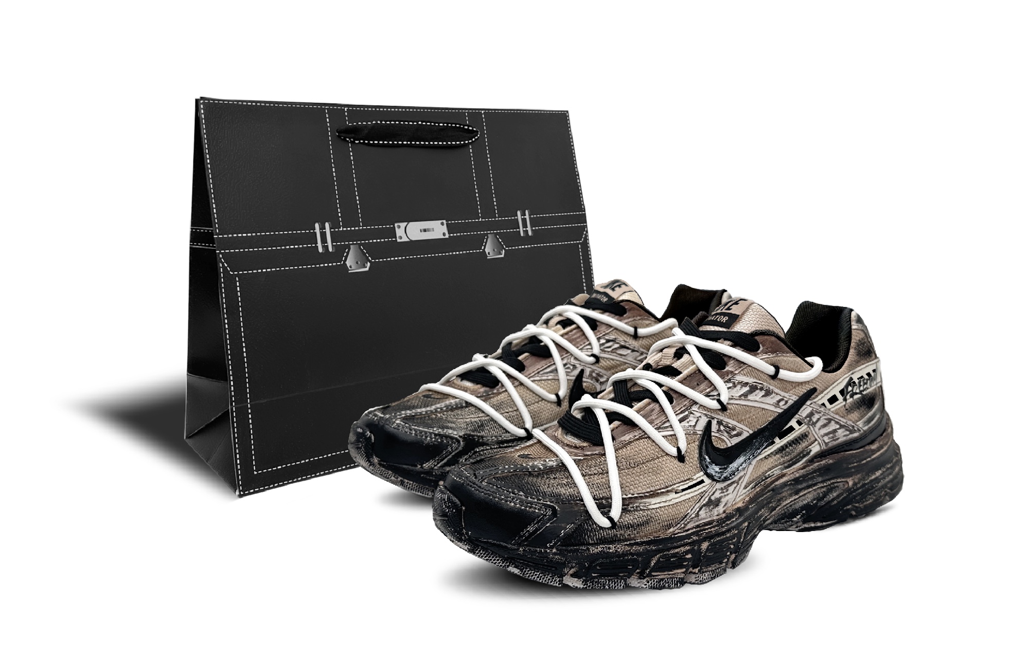 Nike Initiator Low top Running Shoes Unisex Black Brown
