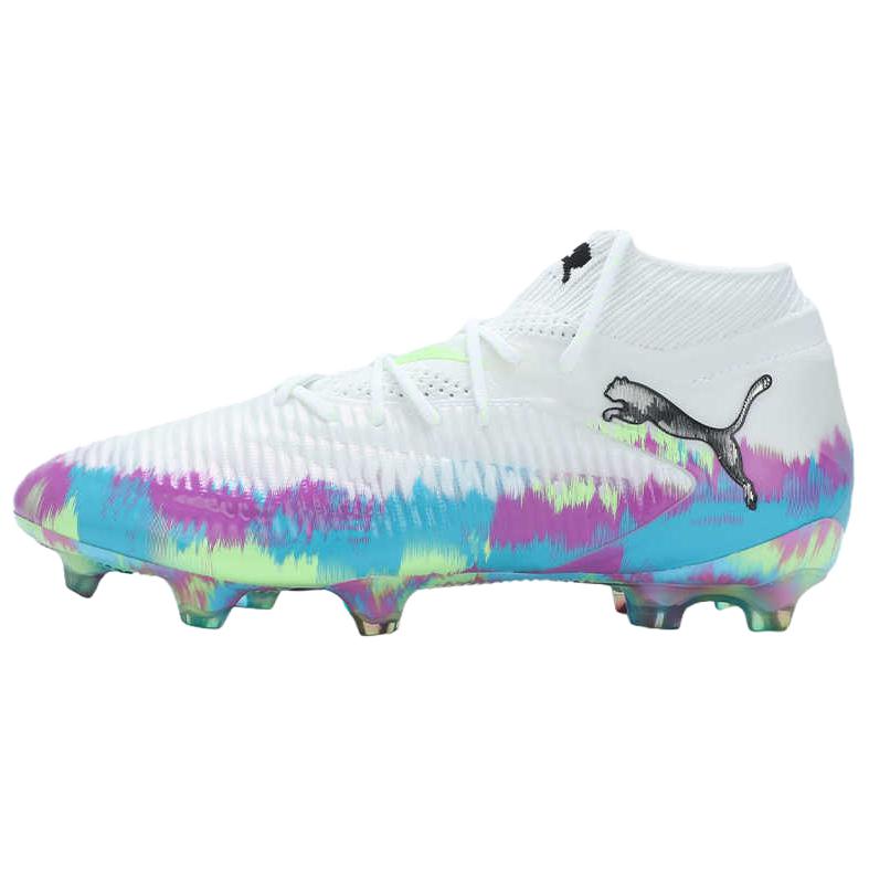 PUMA FUTURE 8 FG Firm Ground Abrasion Resistant Slip Resistant Soccer Shoes Unisex White