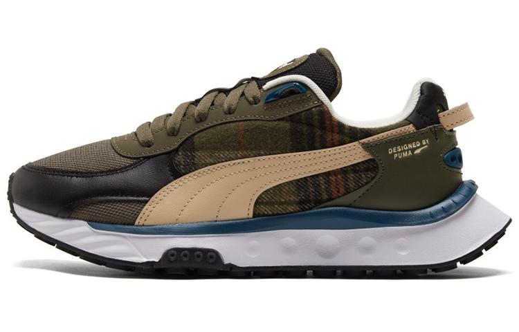 PUMA Wild Rider Flannel 'Green Blue'