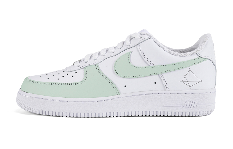 Nike Air Force 1 Air Force 1 Low-Top Skateboard Shoes Men's Light Green White