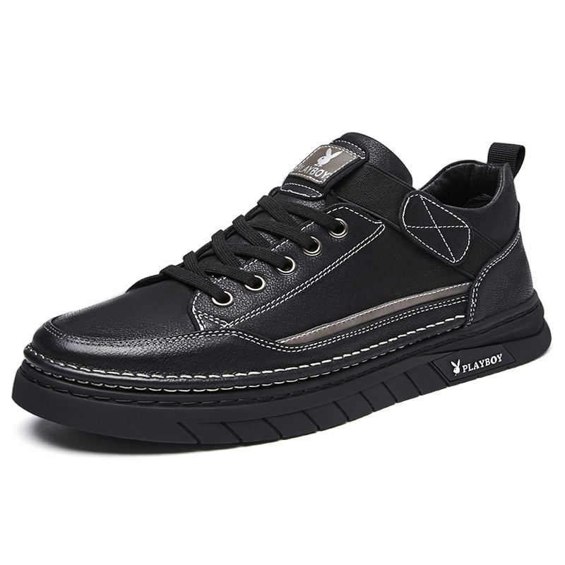 Playboy Playboy Low-Top Skateboard Shoes Men's Black