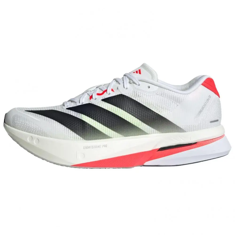 Adidas Women's Adizero Boston 13 'White Black Lucid Red' Women's