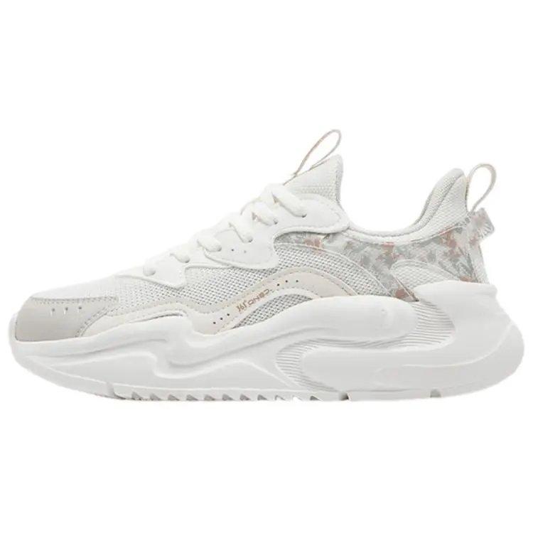 361° Abrasion Resistant Breathable Low top Casual Shoes Women's White