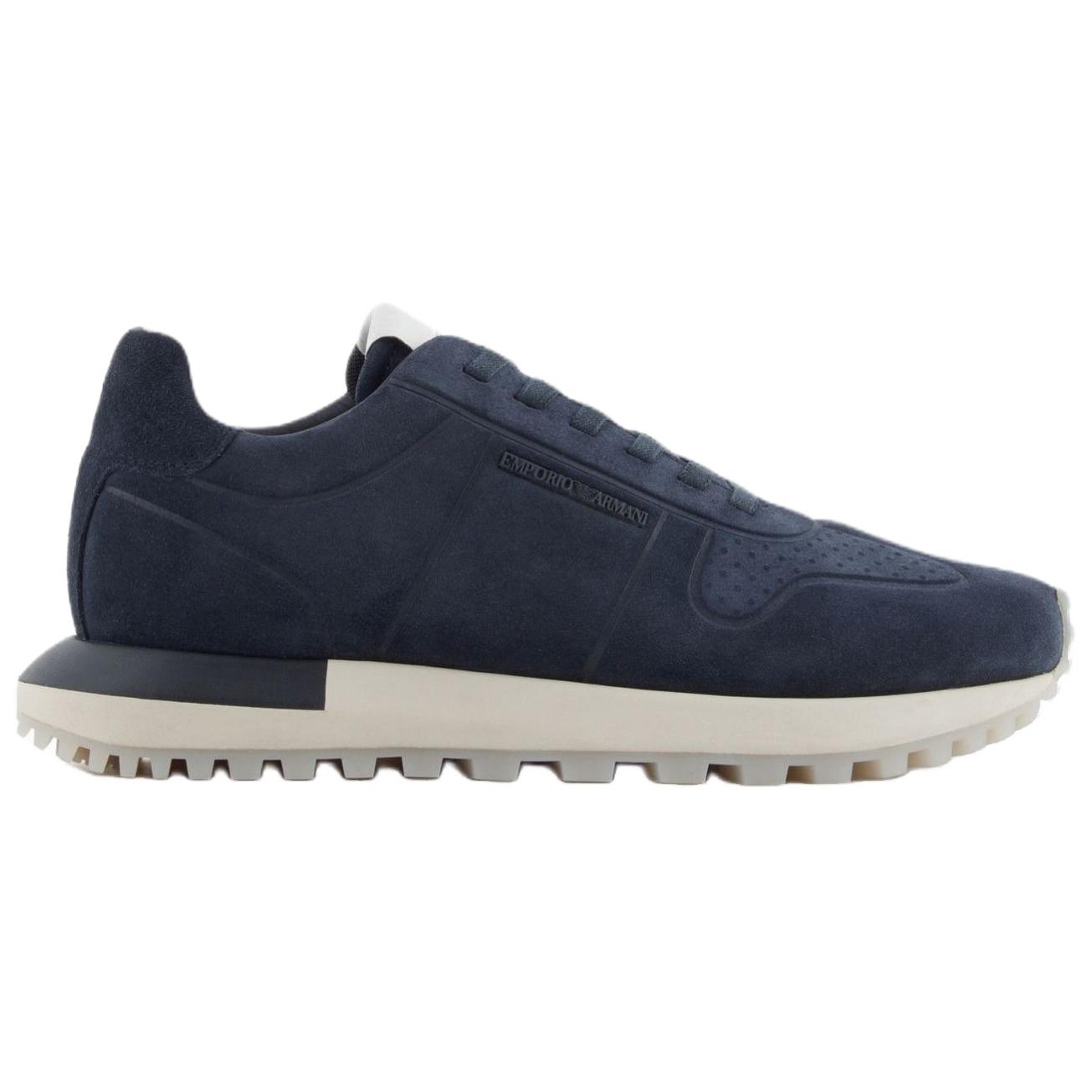 EMPORIO ARMANI Low top Casual Shoes Men's Dark Blue