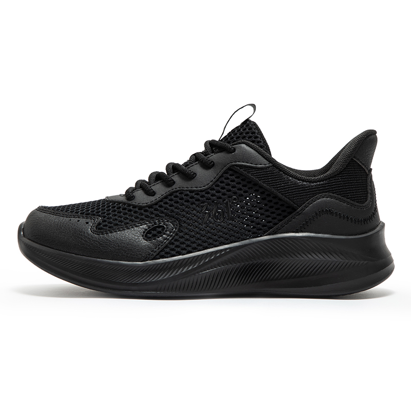361° Anti-Slip Wear-Resistant Low-Top Running Shoes Women's Black