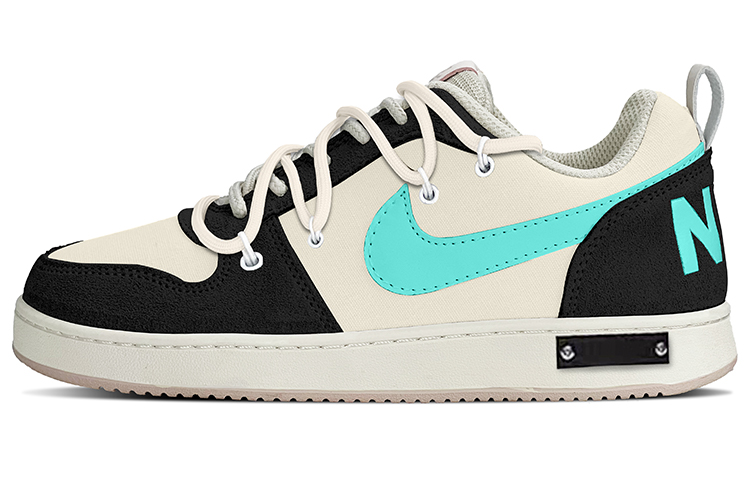 Nike Court Borough Low PRM Low-Top Skateboard Shoes Women's Black Green