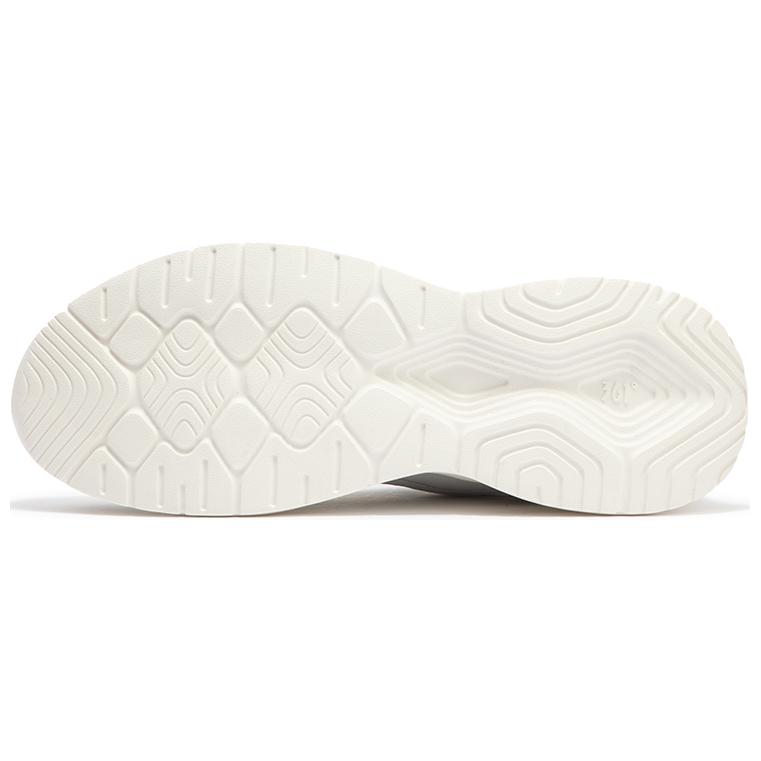 361° Abrasion Resistant Low Top Casual Shoes Men's White Gray Green