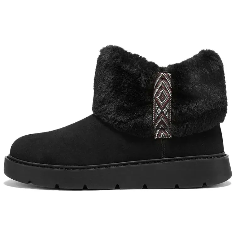 Skechers Thermal Height Increasing Coverage Short Snow Boots Women's Black