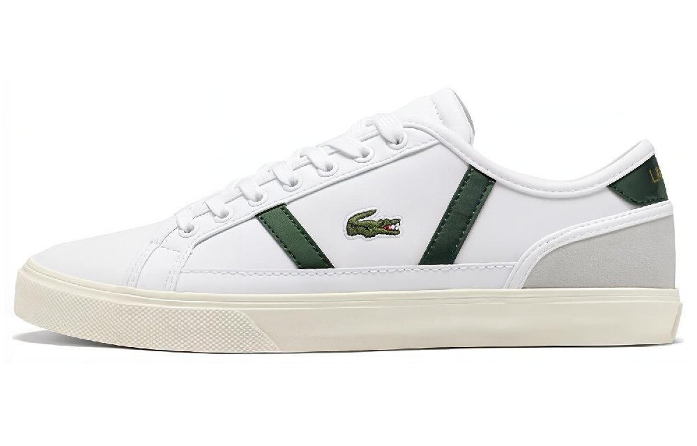 LACOSTE Low-Top Skateboard Shoes Men's White