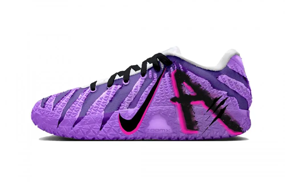 Nike Ja Morant 3 Raptors Crossing The River Low top Basketball Shoes Men's Purple