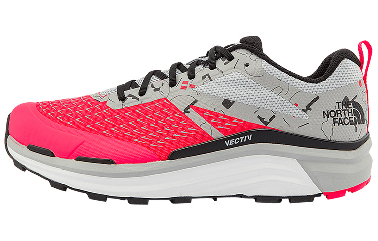 THE NORTH FACE Vectiv Enduris Ii Trail Running Shoes 'Tnf White Trail Marker Print With Brilliant Coral' Women's