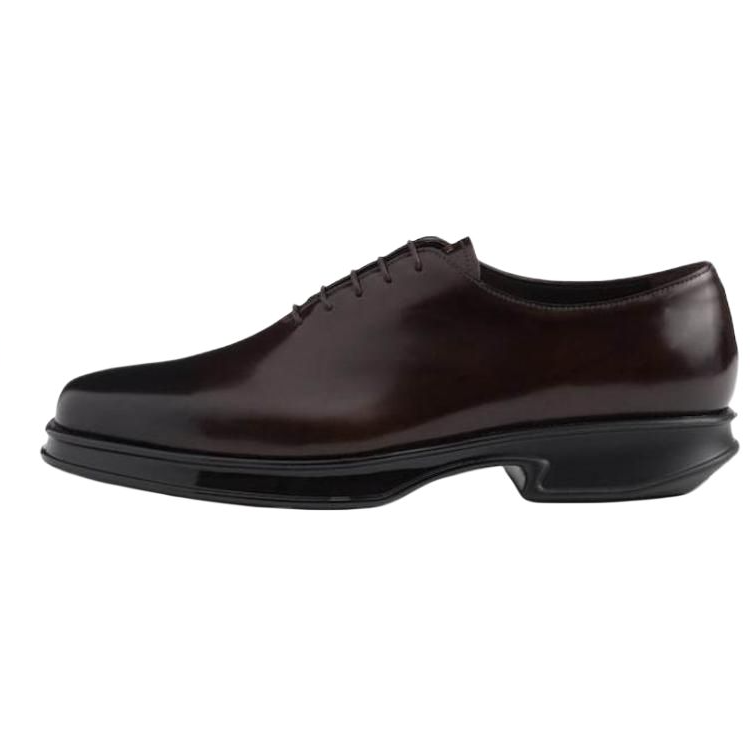 PRADA Sienna Dress Shoes Men's Dark Brown