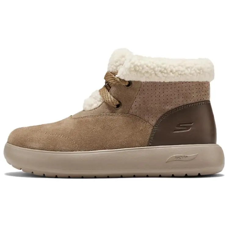Skechers Thermal Abrasion Resistant Short Snow Boots Women's Chestnut