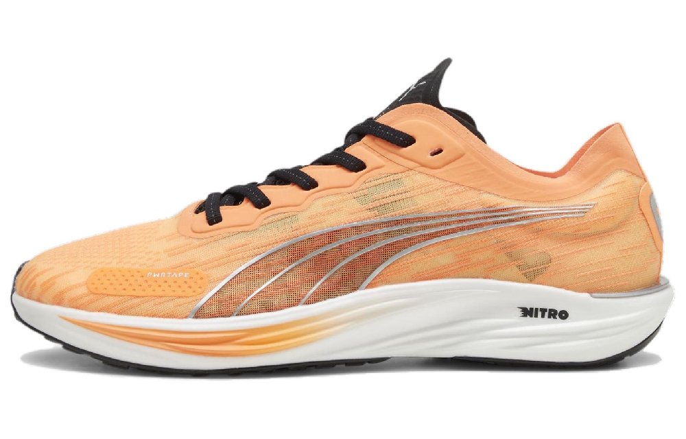 PUMA Liberate Nitro Slip-Resistant Low-Top Running Shoes Men's Orange