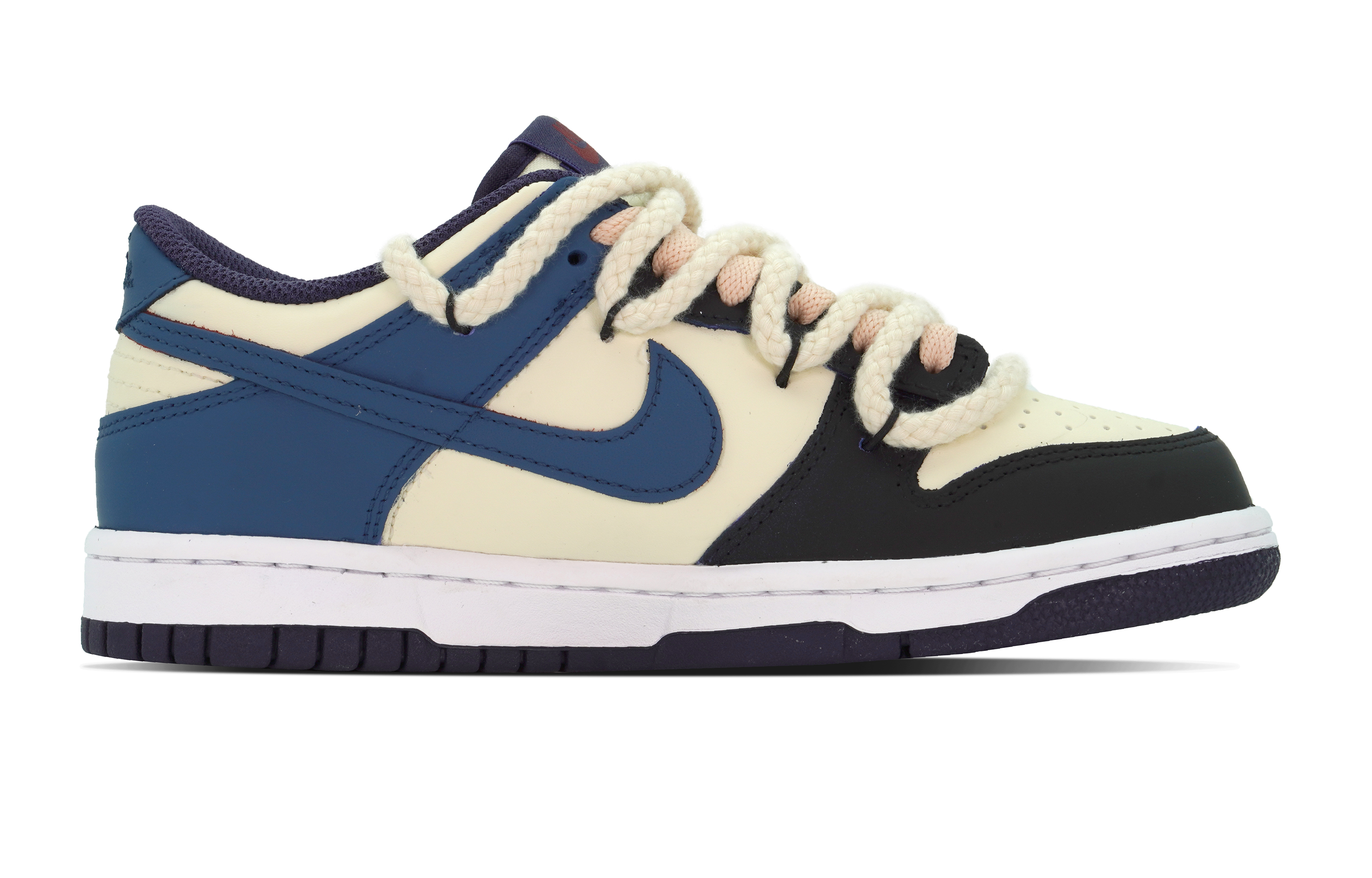Nike Dunk Anti Slip Wear Resistant Low Top Skateboard Shoes GS Black Blue купить в интернет-магазине Yoocart с быстрой доставкой по России.