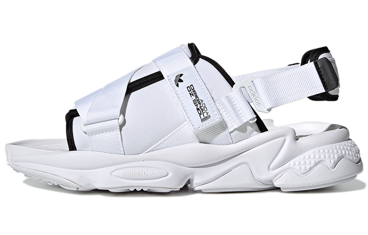 Adidas Originals Ozweego Sandal Minimalistic White Sandals 'White Black'