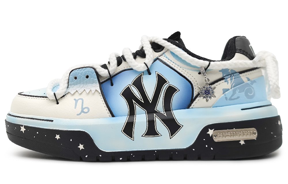 MLB Chunky Liner Low-Top Skateboard Shoes Unisex Light Blue