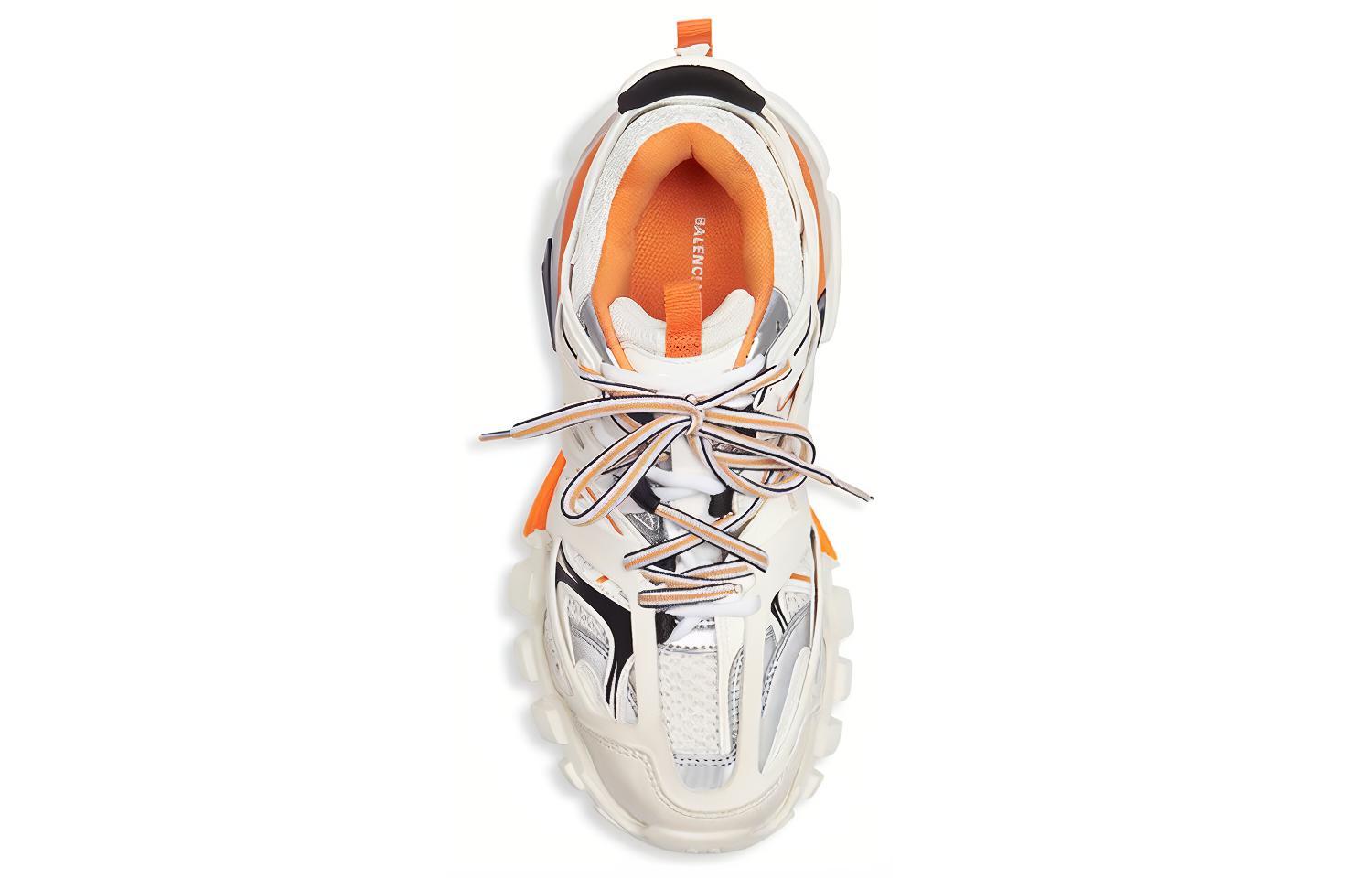 Balenciaga Track Led Low Top Athletic Shoes Men's White Orange купить в интернет-магазине Yoocart с быстрой доставкой по России.