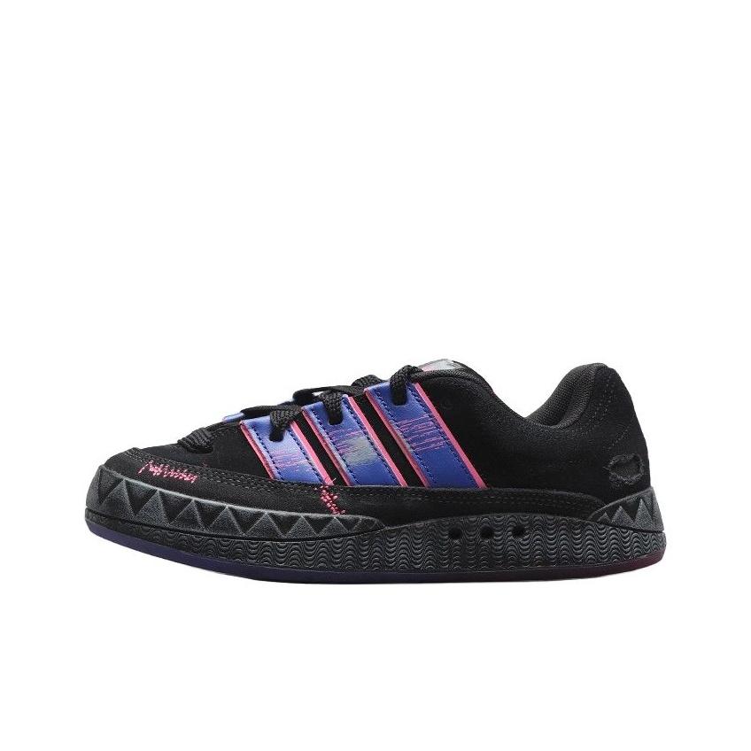 Adidas Originals Adimatic Кроссовки для скейтбординга Низкие Черно-фиолетовые Унисекс