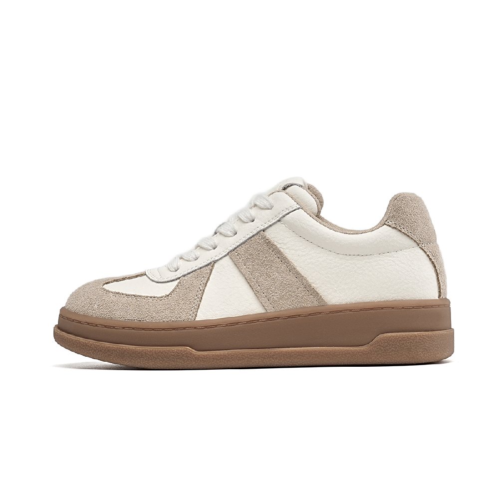 EBLAN Skateboard Shoes Women's Beige Apricot