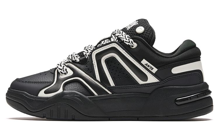 Anta AOJIE Slip-Resistant Impact Resistance Low-Top Skateboard Shoes Men's Black