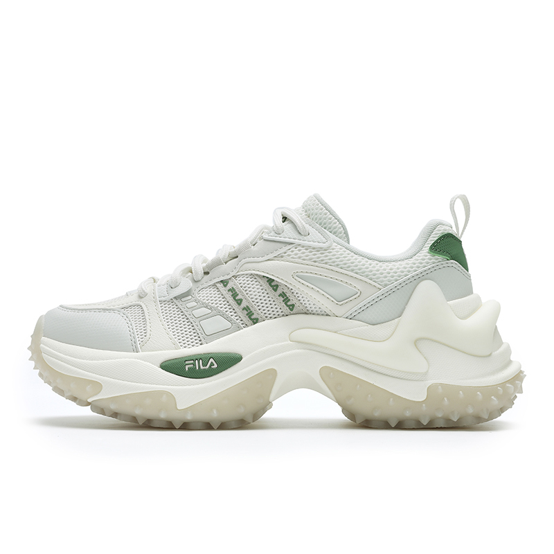 FILA SOFIA 3 Anti-Slip Wear-Resistant Low-Top Casual Shoes Women's White Green