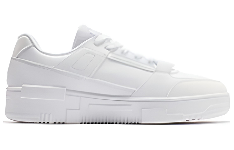 361° Lightweight Low-Top Skateboard Shoes Men's Bright White