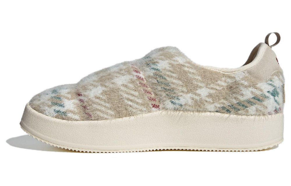 Adidas Originals Puffylette Durable Breathable Low-Top Casual Shoes Unisex Beige
