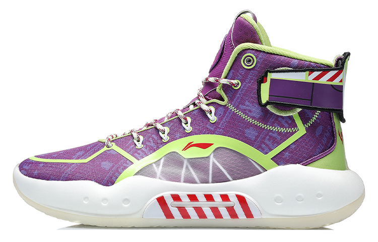 Disney x LiNing YuShuai 14 Buzz Lightyear High-Top Basketball Shoes Men's Roman Purple