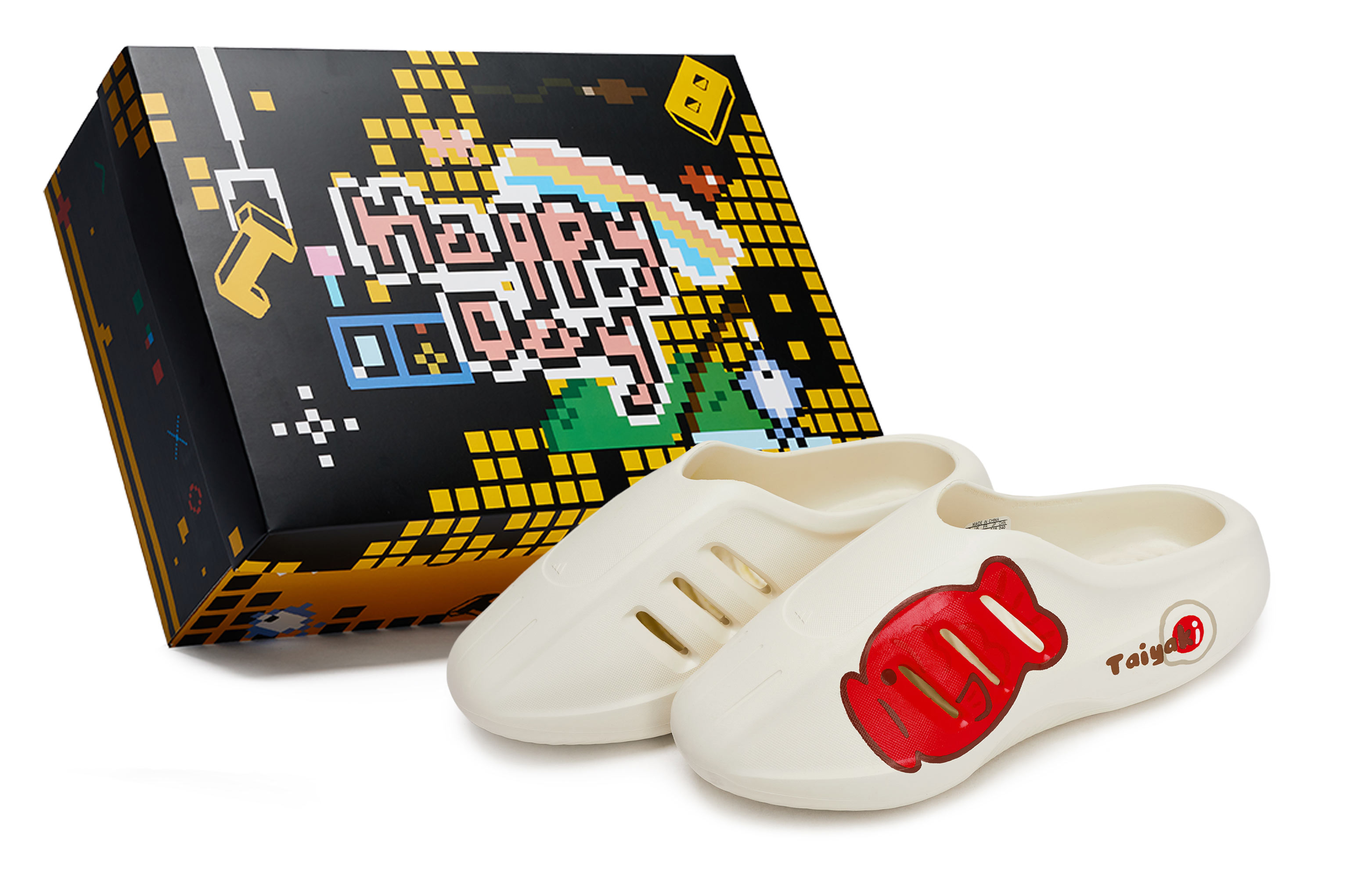 Adidas Originals AdiFOM IIInfinity Mules Quiet Abrasion Resistant Closed Toe Slippers Unisex White Red купить в интернет-магазине Yoocart с быстрой доставкой по России.