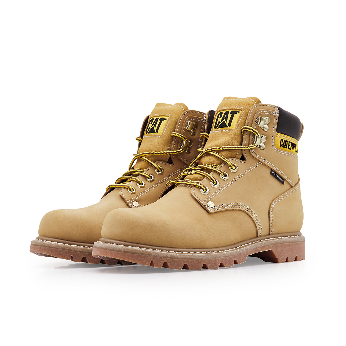 CAT Ankle Boots Unisex Yellow