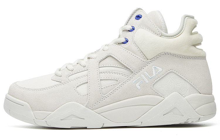 FILA FUSION Cage Low Top Vintage Basketball Shoes Women's Gray White