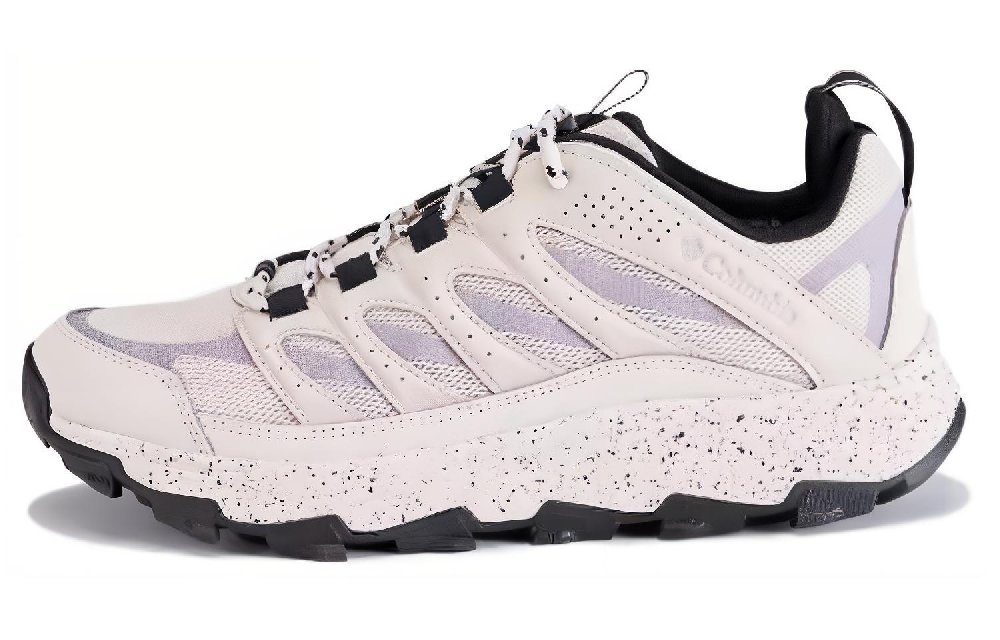 Columbia Cushioning Wear-Resistant Low-Top Trekking Shoes Men's White