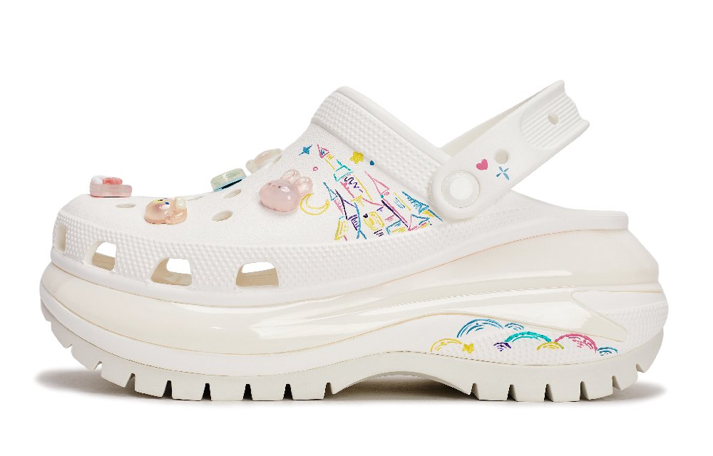 Crocs Mega Crush Clog Clogs Unisex White