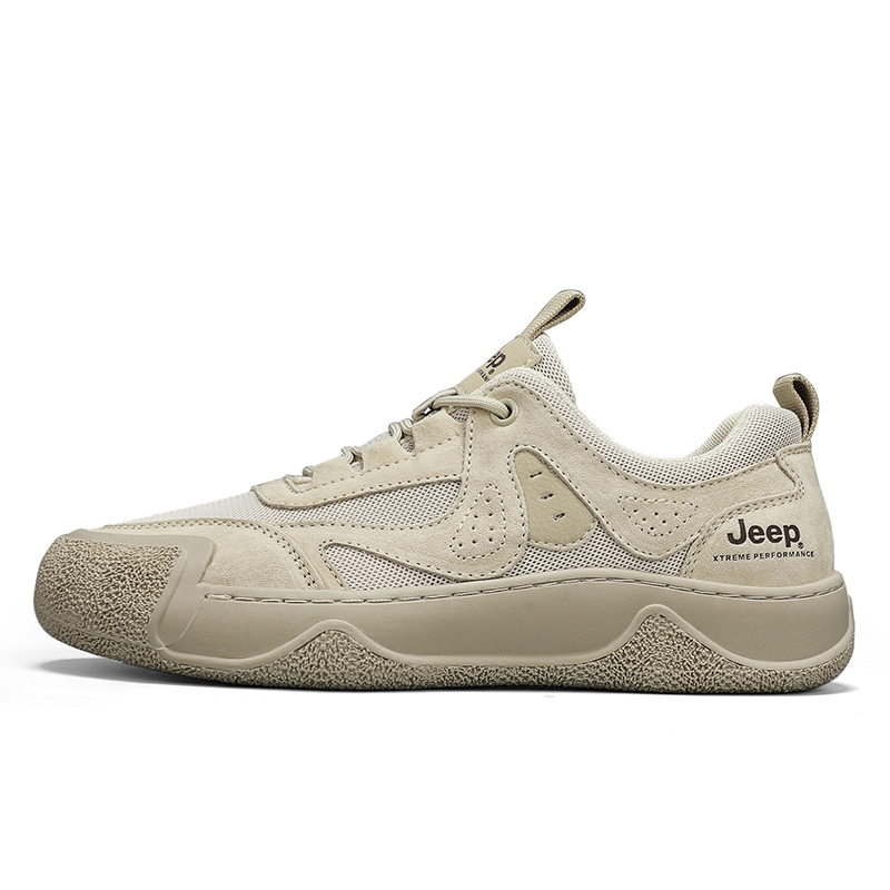 Jeep Wear resistant And Lightweight Low Top Casual Shoes Men's Sand