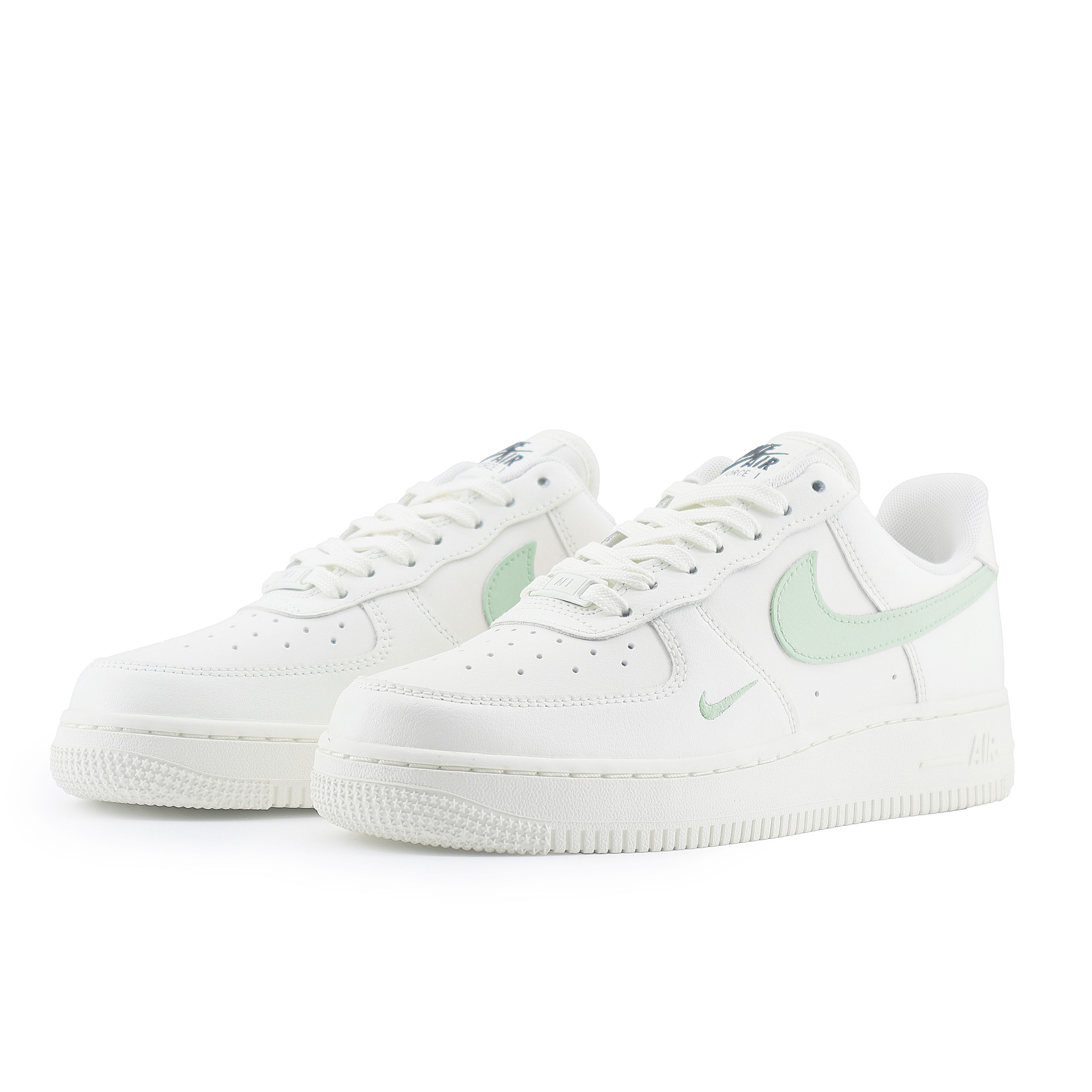 Nike Air Force 1 Anti Slip Wear Resistant Low Top Skateboard Shoes Women's White Green купить в интернет-магазине Yoocart с быстрой доставкой по России.