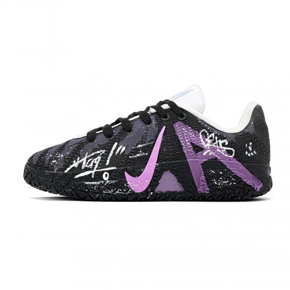 Nike Ja Morant 3 Night Purple Trace Abrasion Resistant Low top Basketball Shoes Unisex Black Purple