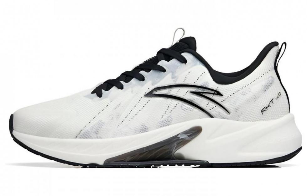 Anta Rocket 4.0 Slip Resistant, Abrasion Resistant, Breathable Low Top Running Shoes Men's White Black