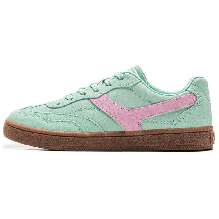 LiNing Yunchuan Abrasion Resistant Balance Lightweight Low Top German Army Trainers Women's Aqua Green
