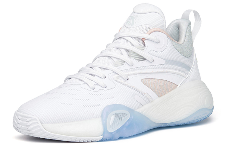 Anta Basketball Collection Cushioning Anti-Slip And Wear-Resistant Low-Top Basketball Shoes White Green купить в интернет-магазине Yoocart с быстрой доставкой по России.