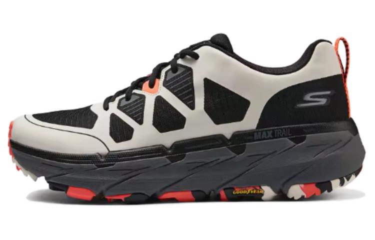 Skechers Max Cushioning Premier Anti-Slip Wear-Resistant Low-Top Running Shoes Men's Black White