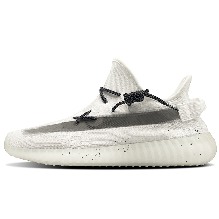 Adidas Originals Yeezy Boost 350 Shock Absorbers Slip Resistant Low top Casual Shoes Unisex White Black