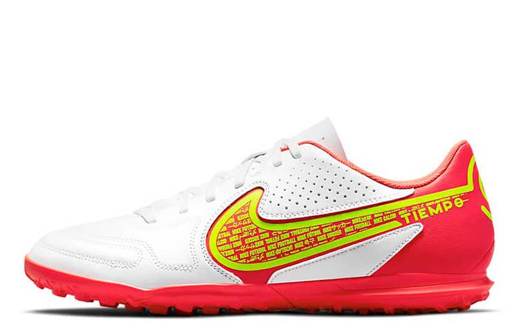 Nike Legend 9 Club TF Turf Sports Shoes White/Red