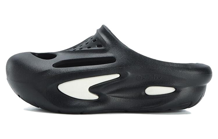 FILA FUSION Shell Slippers 'Black' Women's