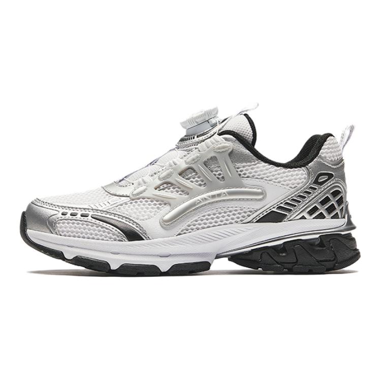 Antakids Passionate Anti Slip Wear Resistant Low Top Kids' Running Shoes White Teenagers