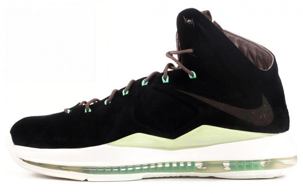 Nike LeBron X Ext Black Suede