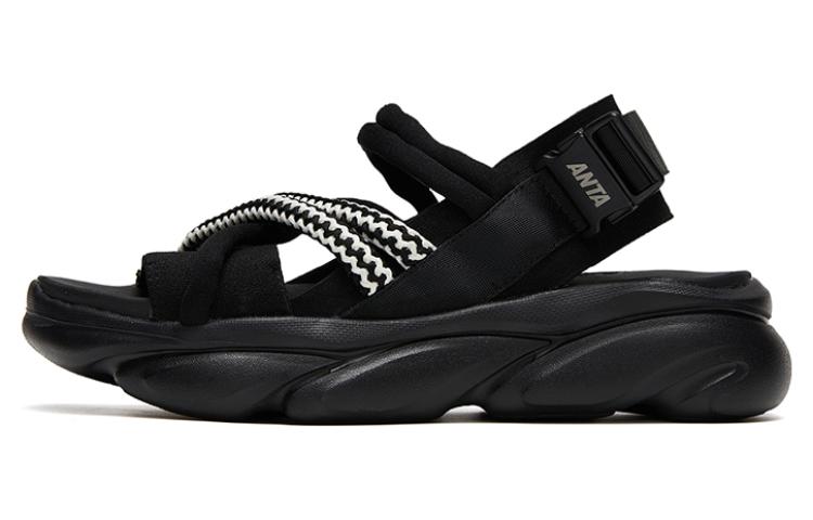 Anta Life Collection Sports Sandals Women's Black White