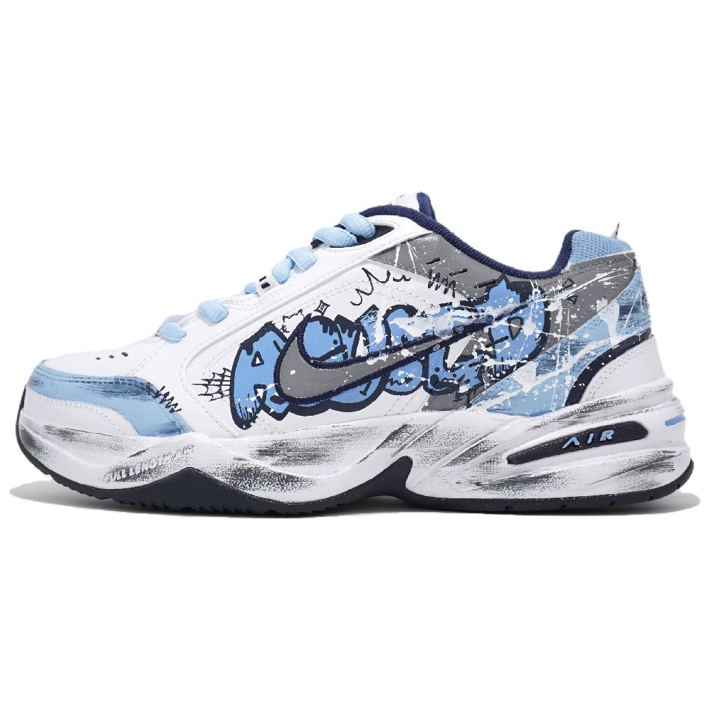Nike Air Monarch 4 Chunky Sneakers Unisex Low top White/Blue/Black