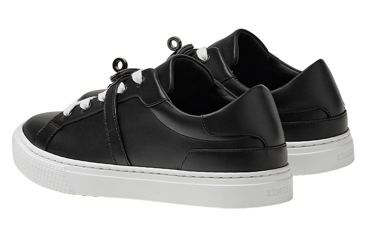 HERMES Low-Top Stylish Skateboarding Shoes Women's Black