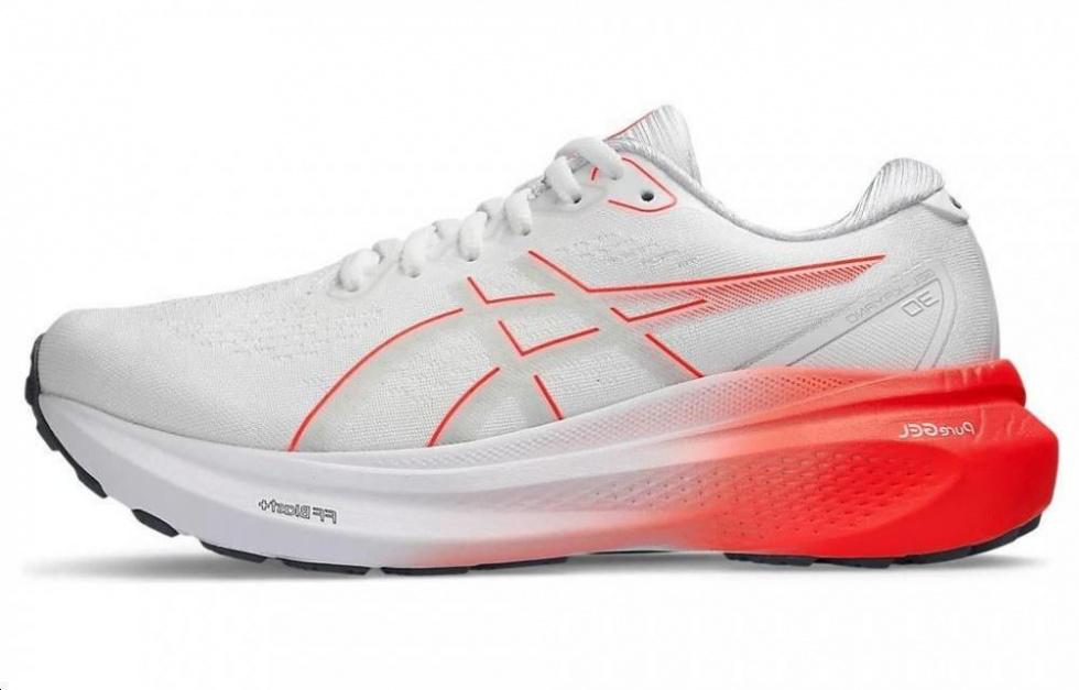 Asics Gel Kayano 30 White Sunrise Red Women's